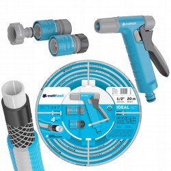 CELLFAST WĄŻ OGRODOWY 20M IDEAL 1/2'' +ZRASZACZ PISTOLET HYDRON POLSKI