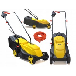 KOSIARKA ELEKTRYCZNA DO TRAWY 1300W NÓŻ 32CM LEKKA MOCNA DUŻY KOSZ 30L +P
