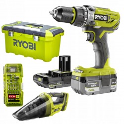 ZESTAW ELEKTRONARZĘDZI R18PD31-242VTA55 RYOBI