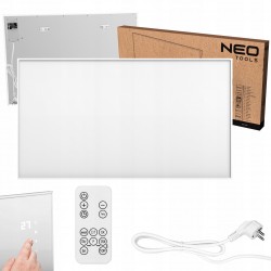 NEO PANEL GRZEWCZY NA PODCZERWIEŃ GRZEJNIK 720W PROMIENNIK 90-104 + PILOT