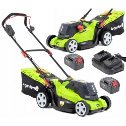 KOSIARKA AKUMULATOROWA 2x20V 4Ah ZESTAW 38cm KOSZ 45L INDUKCYJNA AM3822S