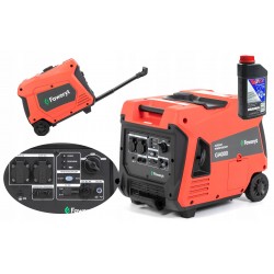 AGREGAT GENERATOR AGREGAT INWERTEROWY PRĄDOTWÓRCZY 230V 4kW 4000W+OLEJ 0,6L