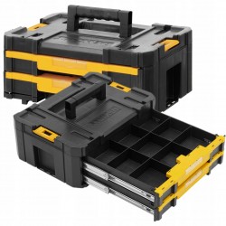 DeWALT TSTAK SKRZYNIA IV Z 2 SZUFLADAMI 18x31x44 cm 8L DWST1-70706 PRO