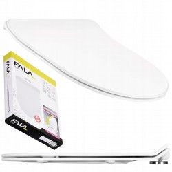 FALA UNIWERSALNA DESKA WC SUPER SLIM Z DUROPLASTU WOLNOOPADAJĄCA FALA 75469