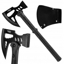 NEO TOPOREK TAKTYCZNY SIEKIERA MŁOTEK 400g 3Cr13 + ETUI SURVIVAL 63-178