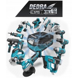 DEDRA ZESTAW COMBO 9 NARZĘDZI 18V 2x BATERIA TORBA