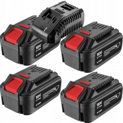 ZESTAW ELEKTRONARZĘDZI 18V 4x4Ah+2Ah GRAPHITE 18EL