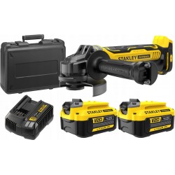 STANLEY SZLIFIERKA125mm 18V 2x4Ah V20 SFMCG700M2K