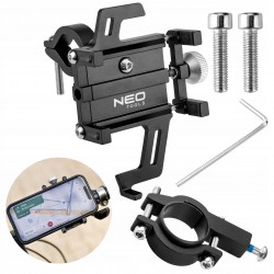 NEO ALUMINIOWY UCHWYT NA TELEFON DO ROWERU 91-000
