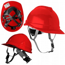 NEO HEŁM KASK BHP BUDOWLANY ROBOCZY OCHRONNY CZERW