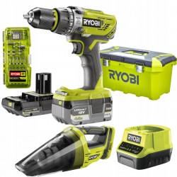 ZESTAW ELEKTRONARZĘDZI R18PD31-242VTA55 RYOBI