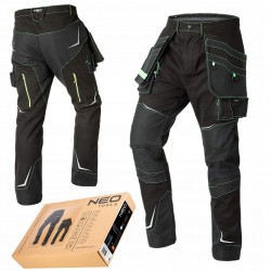 NEO SPODNIE ROBOCZE DO PASA PREMIUM PRO CORDURA NYCO BAWEŁNA 81-234 XL/54