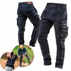 NEO SPODNIE ROBOCZE JEANS DENIM DO PASA WZMOCNIONE BAWEŁNA 81-229 M/50
