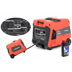 AGREGAT GENERATOR AGREGAT INWERTEROWY PRĄDOTWÓRCZY 230V 4kW 4000W+OLEJ 0,6L