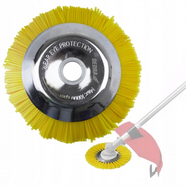 DEDRA SZCZOTKA NYLONOWA DO KOSY SPALINOWEJ 200 x 25,4mm 10000RPM DED87157
