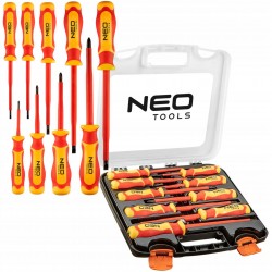NEO TOOLS 04-142 ZESTAW WKRĘTAKÓW ELEKTRYKA WYKRĘTAKÓW STALOWE 1000V 9 SZT.