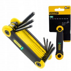 STANLEY ZESTAWY KLUCZY SKŁADANYCH TRZPIENIOWYCH 8 SZT TORX FATMAX 2-69-266