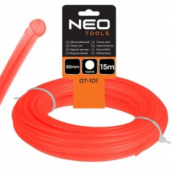 NEO ŻYŁKA DO PODKASZARKI OKRĄŁGA O ŚREDNICY 2 MM DŁUGOŚĆ 15 M 07-101