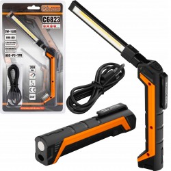 RICHMANN LATARKA DŁUGOPISOWA AKUM. SKŁADANA 2W + 1W MAGNETYCZNA USB C6823