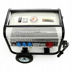 AGREGAT PRĄDOTWÓRCZY GENERATOR PRĄDU 2500W 12/230/380V NA KÓLKACH KRAF&DELE