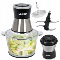 LUND MALAKSER ROZDRABNIACZ DO ŻYWNOŚCI 3w1 2 PRĘDKOŚCI 2L LUND 500W 67920