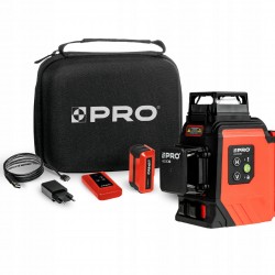POZIOMICA LASEROWA LASER KRZYŻOWY 360 Aku Zielony