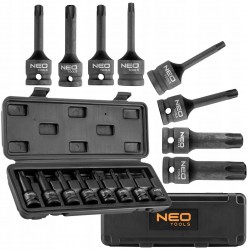 NEO ZESTAW 8 NASADEK UDAROWYCH TRZPIENIOWYCH TORX