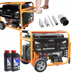 NEO AGREGAT PRĄDOTWÓRCZYGENERATOR 6500W + OLEJ