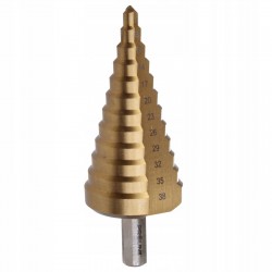 PROLINE WIERTŁO STOPNIOWE STOŻKOWE DO METALU HSS TIN 6-38mm 77802 CHOINKOWE