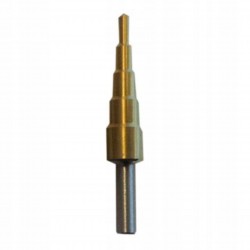WIERTŁO STOPNIOWE DO METALU ZE STALI HSS TIN 4.0-12.0 MM PROLINE 77800