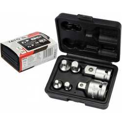 YATO ZESTAW REDUKCJE ADAPTERY REDUKCYJNE 1/2" 1/4" 3/8" 3/4" 6 SZTUK CrV