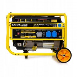 AGREGAT PRĄDOTWÓRCZY PRZENOŚNY JEDNOFAZOWY KRAFT&DELE 3800W 12/230V BENZYNA