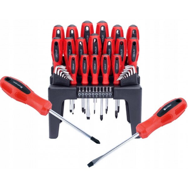 GROSLEY ZESTAW 44 CZĘŚCIOWY WKRĘTAKÓW BITÓW I KLUCZY TRZPIENIOWYCH GR56009 GROSLEY ZESTAW 44 CZĘŚCIOWY WKRĘTAKÓW BITÓW I KLUCZY TRZPIENIOWYCH GR56009