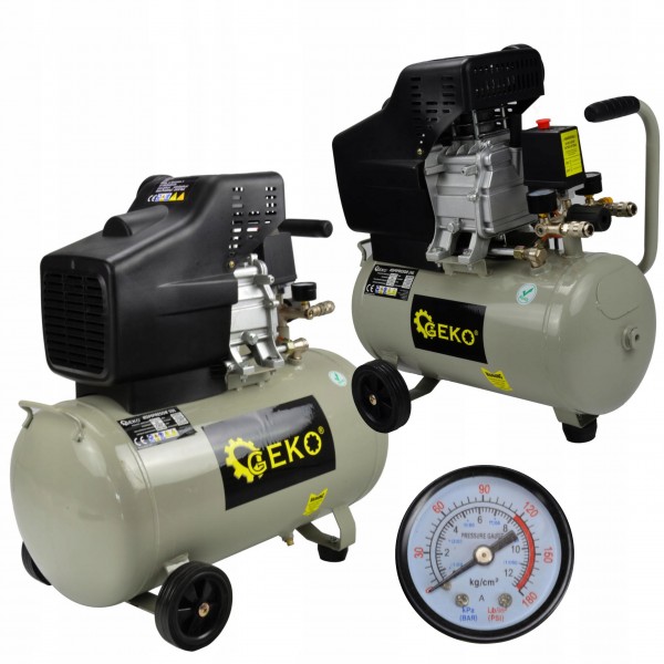 GEKO KOMPRESOR OLEJOWY SPRĘŻARKA POWIETRZA 2,5KM 50L 210L/MIN G80301 GEKO KOMPRESOR OLEJOWY SPRĘŻARKA POWIETRZA 2,5KM 50L 210L/MIN G80301