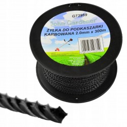 GEKO ŻYŁKA TNĄCA DO KOSY SPALINOWEJ PODKASZARKI KARBOWANA SKRĘCONA 2MM 300M