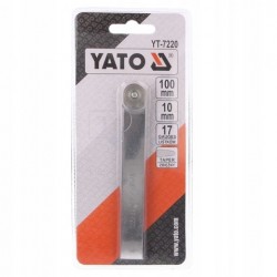 YATO SZCZELINOMIERZ LISTKOWY 17 LISTKÓW 100MM 0,02-1MM STAL SPRĘŻYN Y-7220