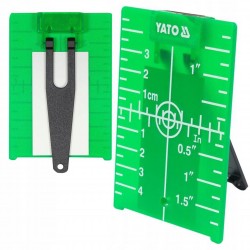 YATO PŁYTKA TARCZA CELOWNICZA Z PODPÓRKĄ DO LASERA ZIELONEGO YT- 30465