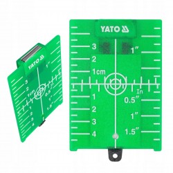 YATO PŁYTKA TARCZA CELOWNICZA Z PODPÓRKĄ DO LASERA ZIELONEGO YT- 30465