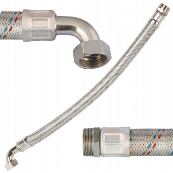 IBO WĄŻ ANTYWIBRACYJNY 100 CM 1" WĘŻYK Z KOLANEM DO HYDROFORU + USZCZELKA