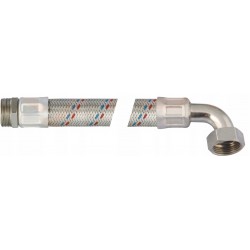 IBO WĄŻ ANTYWIBRACYJNY 100 CM 1" WĘŻYK Z KOLANEM DO HYDROFORU + USZCZELKA