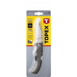 TOPEX NÓŻ UNIWERSALNY OSTRZE 90 MM SKŁADANY SURVIVAL BLISTER 98Z101