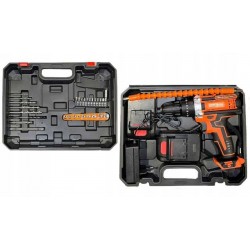 WKRĘTARKA WIERTARKA AKUMULATOROWA LCD + 2x2Ah 20V 30Nm WALIZKA + OSPRZĘT