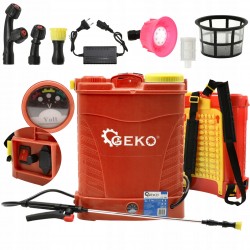 OPRYSKIWACZ PLECAKOWY AKUMULATOROWY ELEKTRYCZNY 16L ZESTAW +LANCA + 3 DYSZE