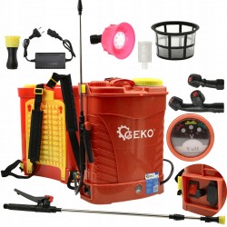 OPRYSKIWACZ PLECAKOWY AKUMULATOROWY ELEKTRYCZNY 16L ZESTAW +LANCA + 3 DYSZE