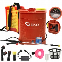 OPRYSKIWACZ PLECAKOWY AKUMULATOROWY ELEKTRYCZNY 16L ZESTAW +LANCA + 3 DYSZE