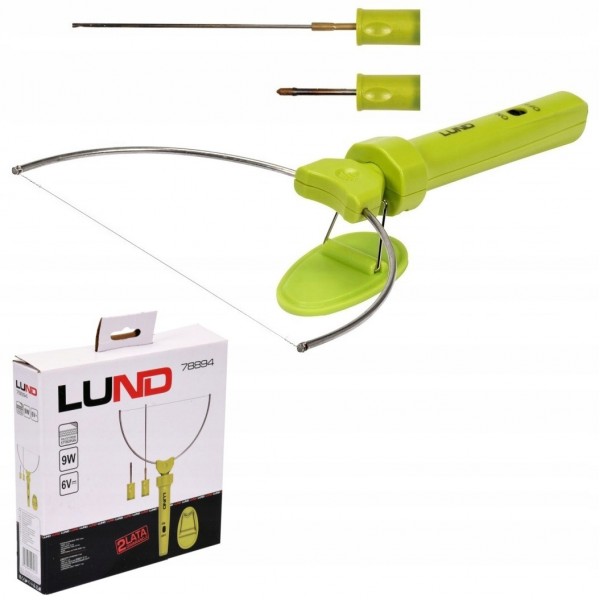 LUND NÓŻ TERMICZNY DO CIĘCIA STYROPIANU MATERIAŁÓW IZOLACYJNYCH 9W 6V 78894 LUND NÓŻ TERMICZNY DO CIĘCIA STYROPIANU MATERIAŁÓW IZOLACYJNYCH 9W 6V 78894