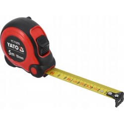 YATO MIARA MIARKA ZWIJANA 5M X 19MM BLOKADY WYSUWU TAŚMY YT-71076