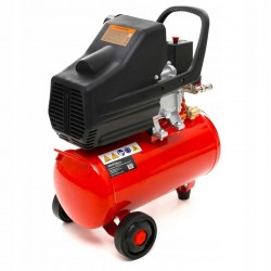 KOMPRESOR OLEJOWY SPRĘŻARKA 24L 230V 8BAR 205L/MIN + ZESTAW NARZĘDZI 6w1