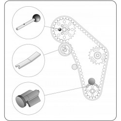 YATO KOMPLET ZESTAW BLOKADA DO KÓŁ ROZRZĄDU VW 1.9TDI VW AUDI A3 A4 YT-0632