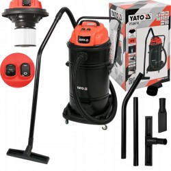 YATO ODKURZACZ PRZEMYSŁOWY 2400W DO PRACY NA MOKRO I NA SUCHO 70L YT-85710